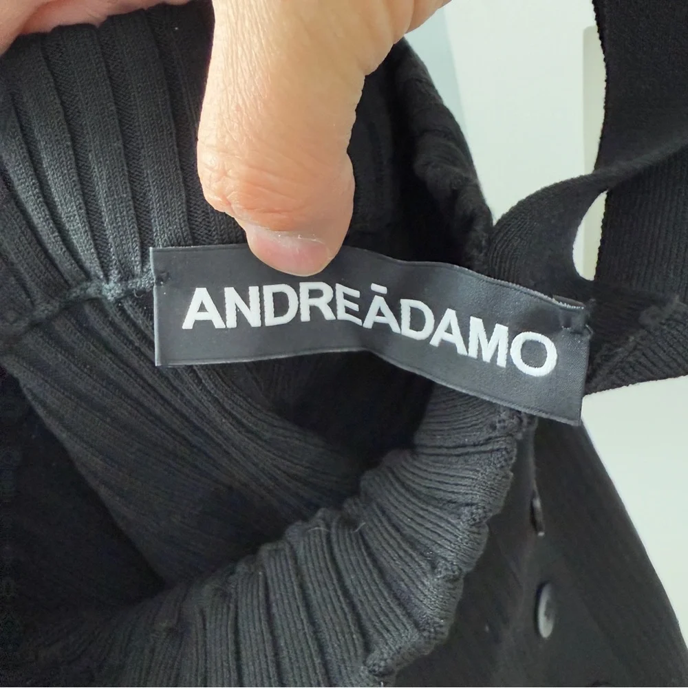 ANDREĀDAMO cut-out high-waist knitted‎ skirt size XS